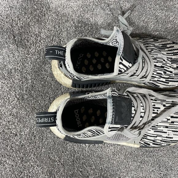 Adidas NMD XR1 Primeknit Oreo Men’s Size 8.5 Black White Athletic Running Shoes main image 4